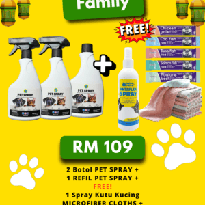 Pakej Family 3+1 Kutu Kucing
